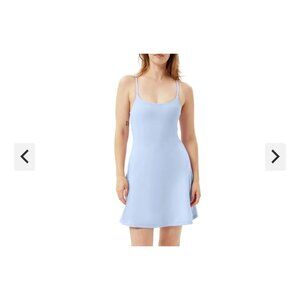 Girlfriend Collective activewear dress large lightblue adjustable sporty workout